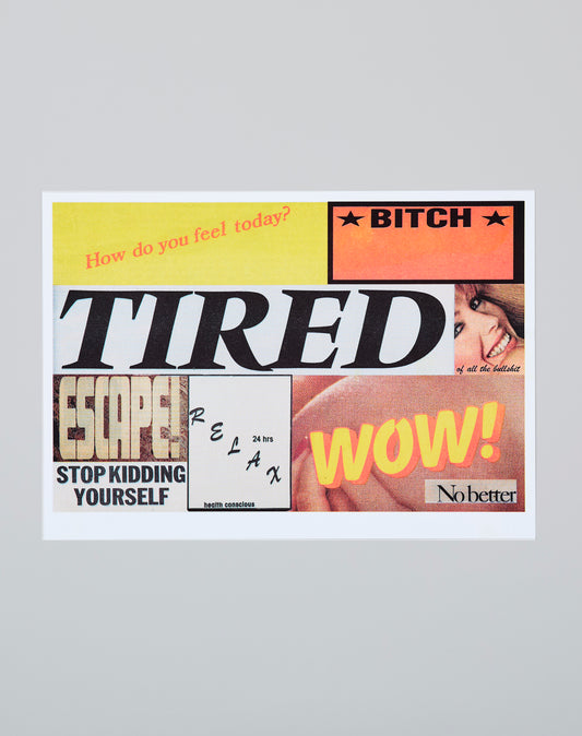 "HOW DO YOU FEEL TODAY..." RISO PRINT