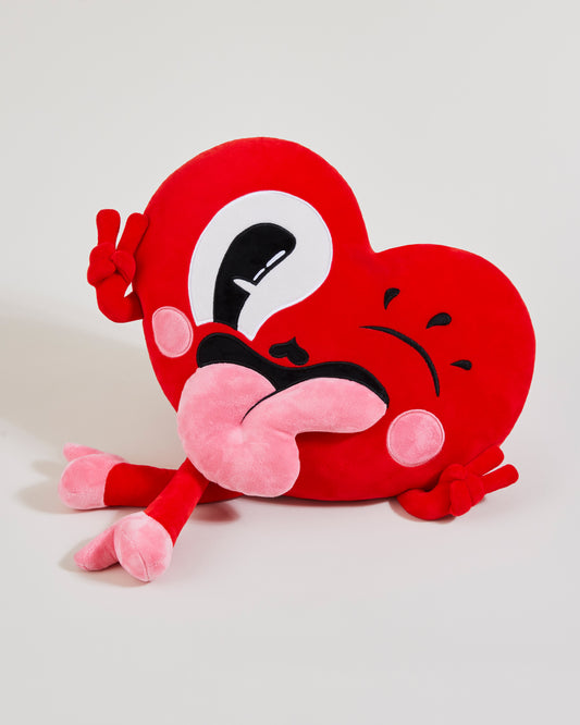 Winking Heart Plushie